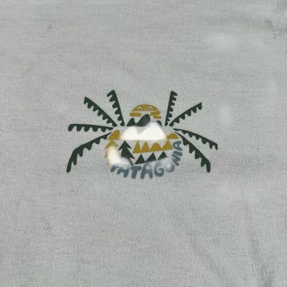 Patagonia Men's Trail Responsibili-Tee T-Shirt White Large - Picture 5 of 14